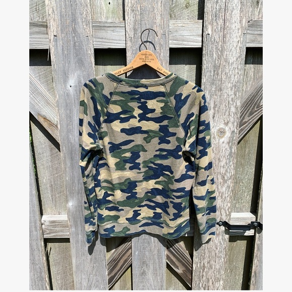 NWOT Army Pullover Sweat Shirt J.Crew Size Small - Picture 2 of 5